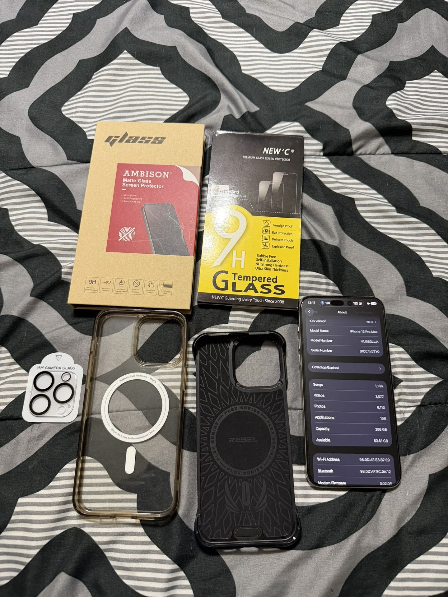 Unlocked 256GB Iphone 15 Pro Max