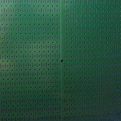 Green Metal Pegboard