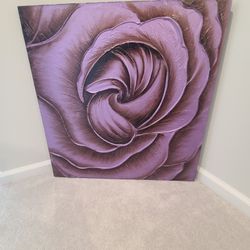 Purple Flower Picture Frame