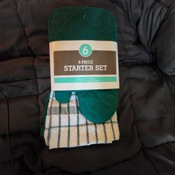 6 Piece Kitchen Towel Starter Set