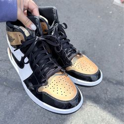 Nike Air Jordan 1 High Gold Golf Size 11