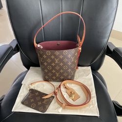 Louis Vuitton All In Bb Monogram Brown Should Bag