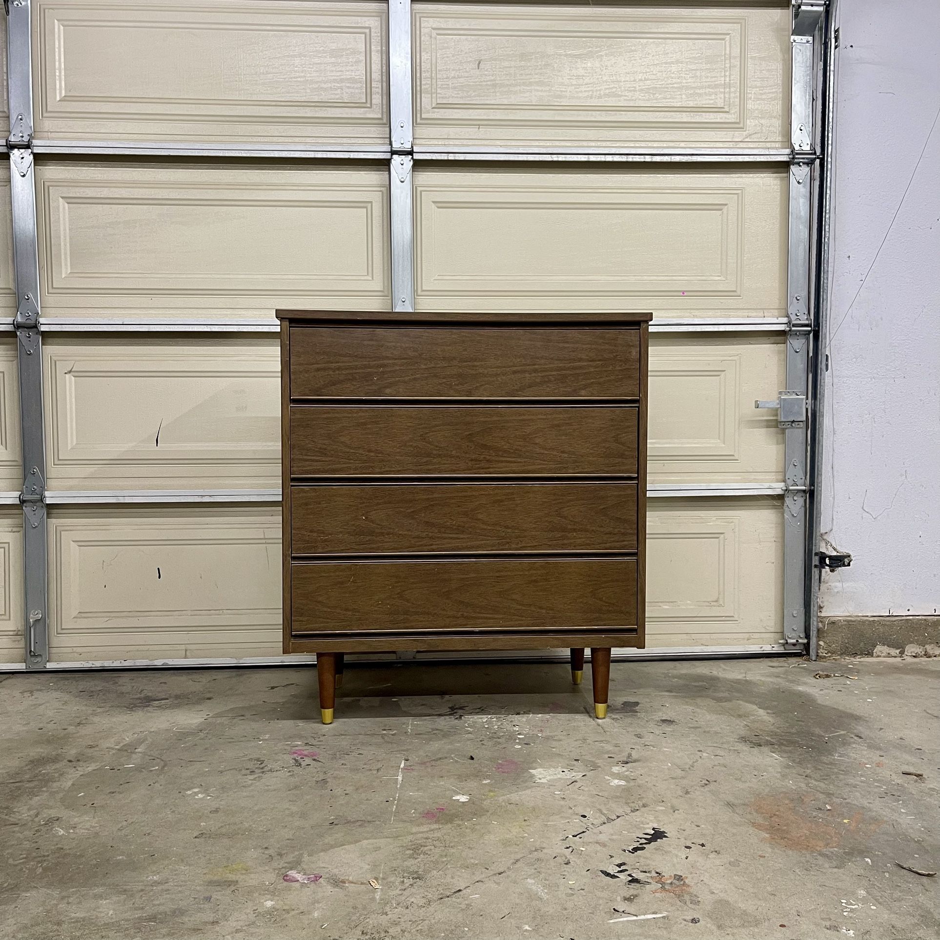 Mid century modern tall dresser with 4 drawers dressing organizer
