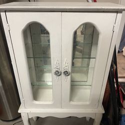 Antique Glass Cabinet 
