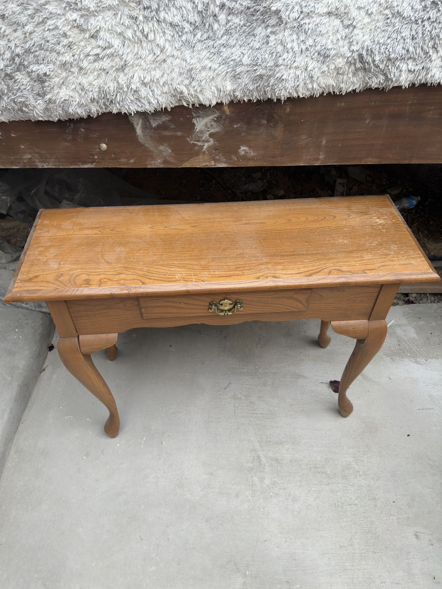 small wooden desk
