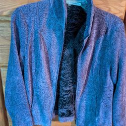 Dress barn small zippered jacket 