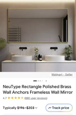 Two brand new  Neutypechic wall - Mounted Mirrors