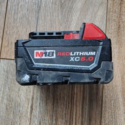 Milwaukee M18 REDLITHIUM XC 5.0 Battery