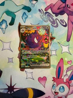Gengar ex Pokémon Card 154/128 Secret Rare