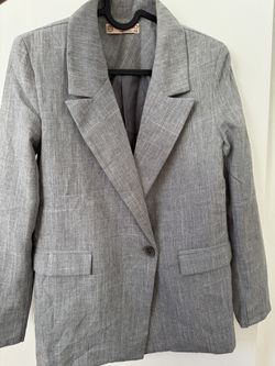Classic Women’s Suit — Grey Melange (Size S / 40–42)