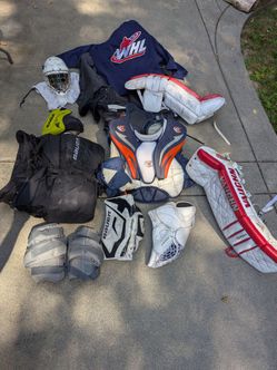Adult Ice Hockey Goalie gear full set