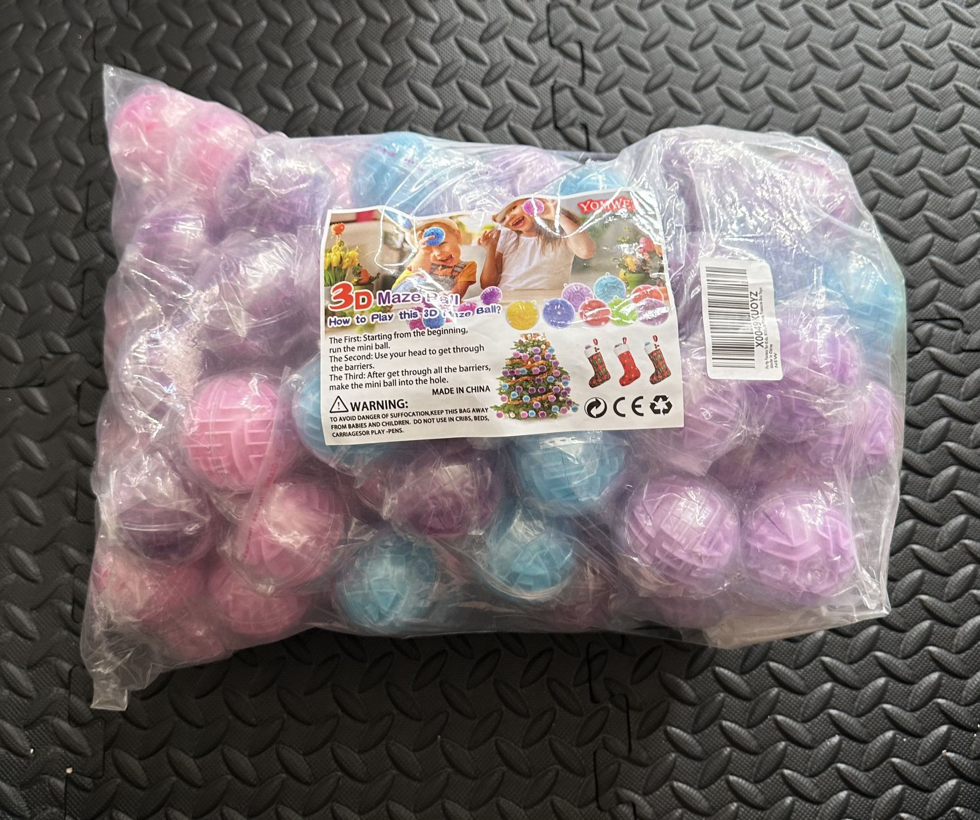 100 3D Maze Balls Perfect For Parties, Classrooms, Etc 