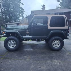 1998 Jeep Wrangler TJ hardtop Long Arm Lift Kit RHD