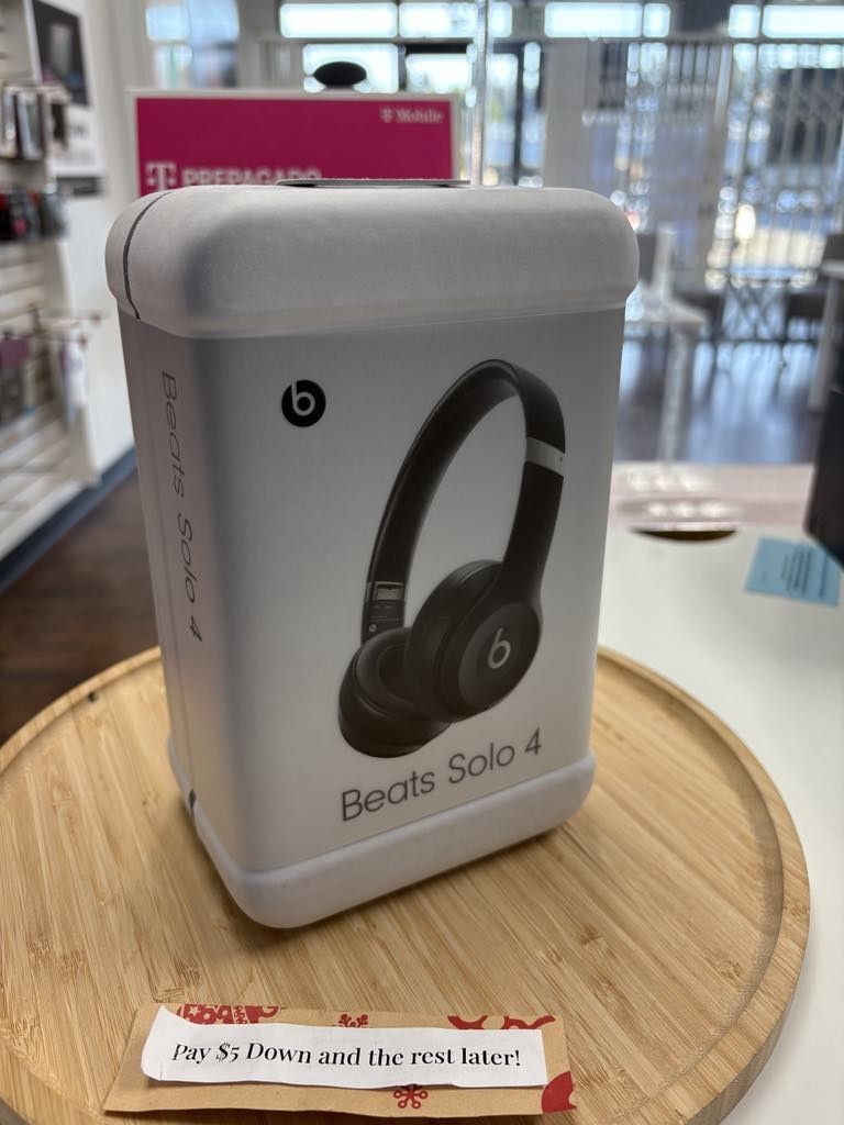 New-Beats Solo 4 - Wireless Headphones - Payments Available - Pay $1 Down To take It home