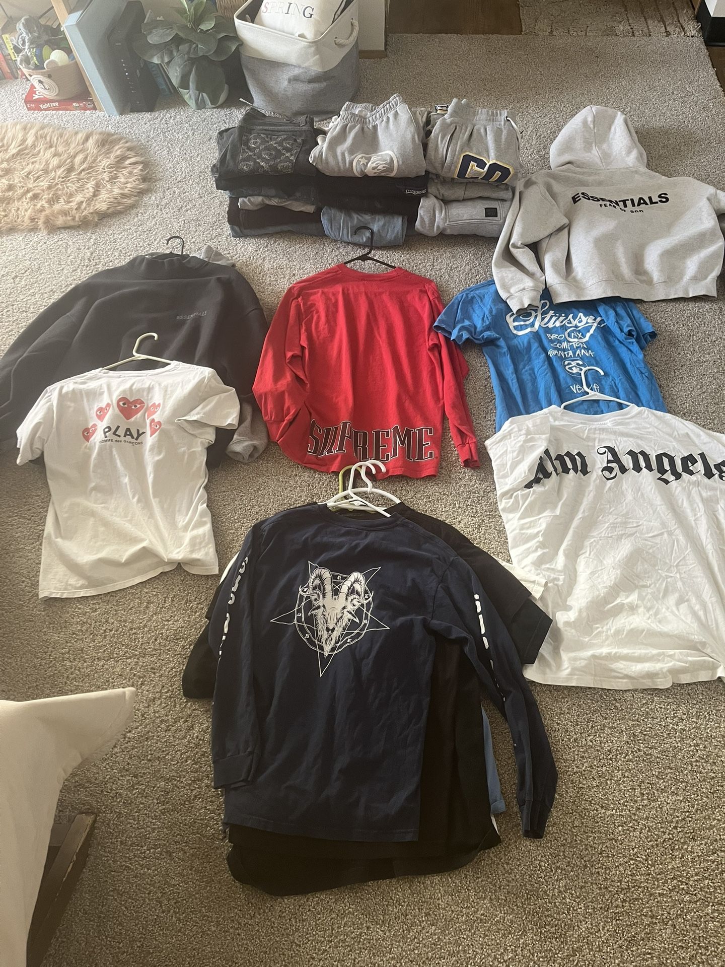 Clothes listed on my profile