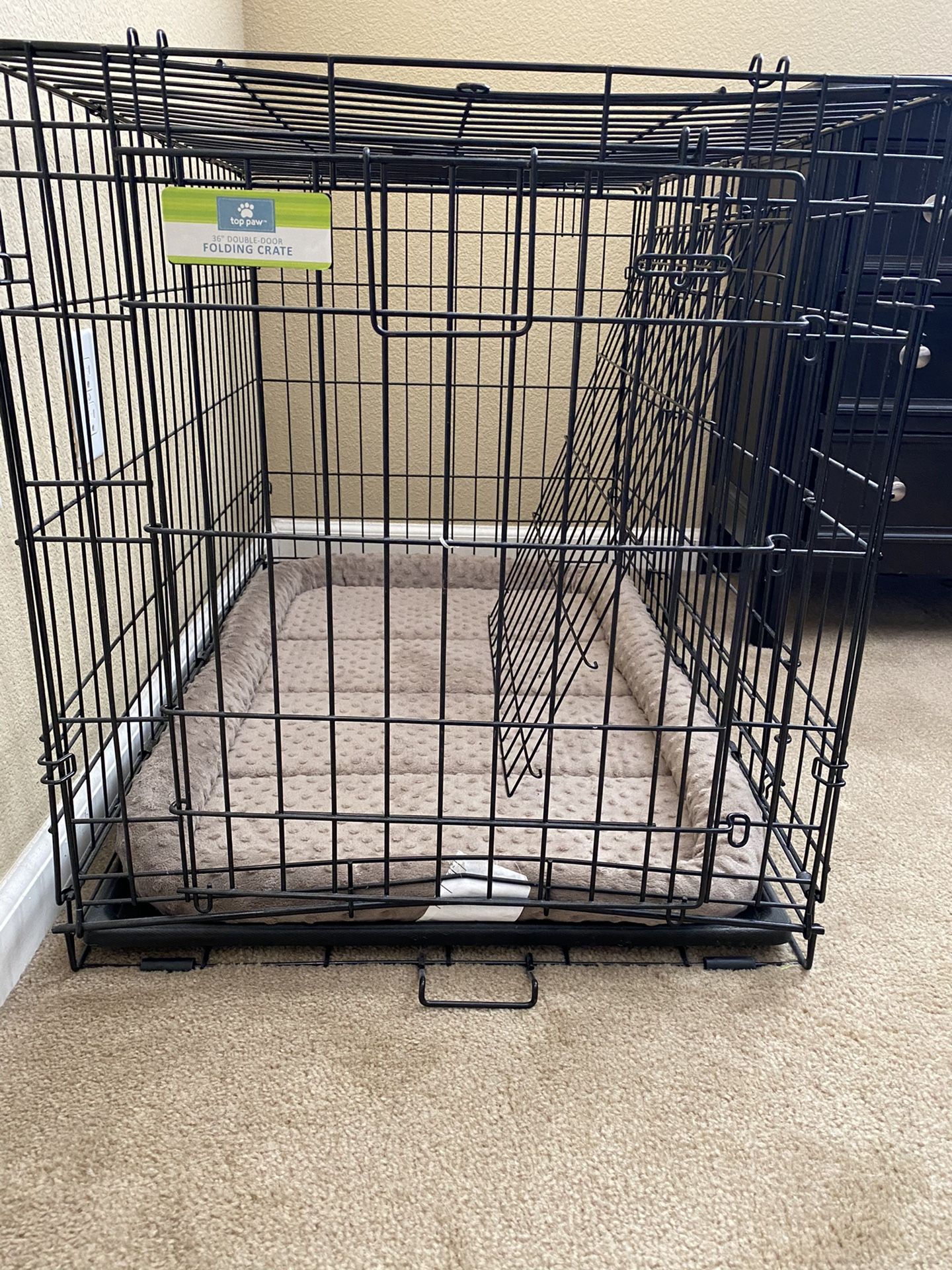 Top Paw® Double Door Wire Dog Crate