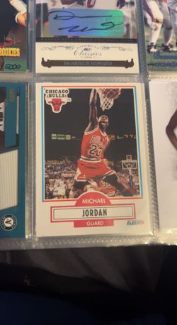 Michael Jordan Fleer 1990 Card