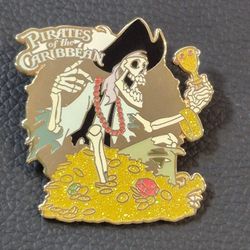 Disney Parks Official Pirates Of The Caribbean Treasure Trading Pin 2008