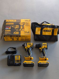 DEWALT ATOMIC 20V MAX Cordless Combo Kit (2-Tool) – New