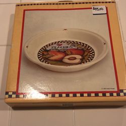 Pie Plate Susan Wright 1993 Certified 