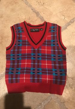 Toddler boys Holiday vest