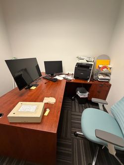 Wood desk