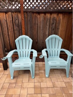 Two patio chairs