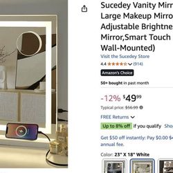 Vanity desk mirror/Espejo para tocador