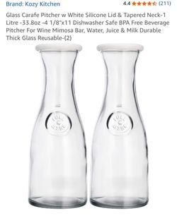 Glass Carafe Pitcher