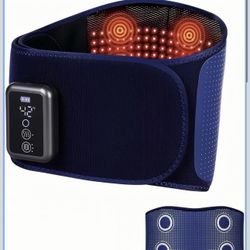 Cordless Back Massager Belt - FSA-HSA Eligible Red Light Therapy Massage Belt...
