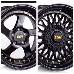 ESR 18" Rim 5x100 5x120 5x114 (only 50 down payment/ no CREDIT CHECK)