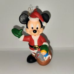 Vintage Mickey Mouse Walt Disney holiday christmas ornament 
