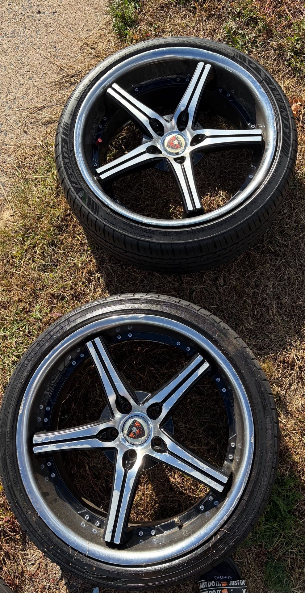Merceli Rims Size 20’s + Tires