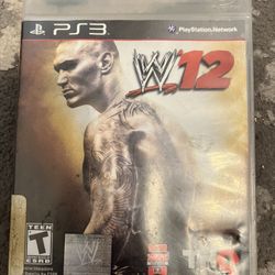 W12 PS3 game