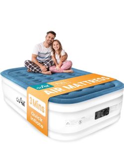 Brand new in box DR AIR full air mattress with built in pump (18”)