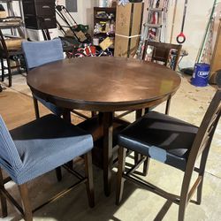 Dining Kitchen Table Set 4 Chairs + 2