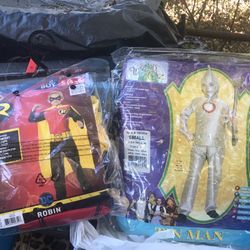 Kids Costumes In Packaging Only Eight Dollars Each