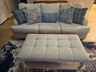 I have oatmeal couch and ottoman available