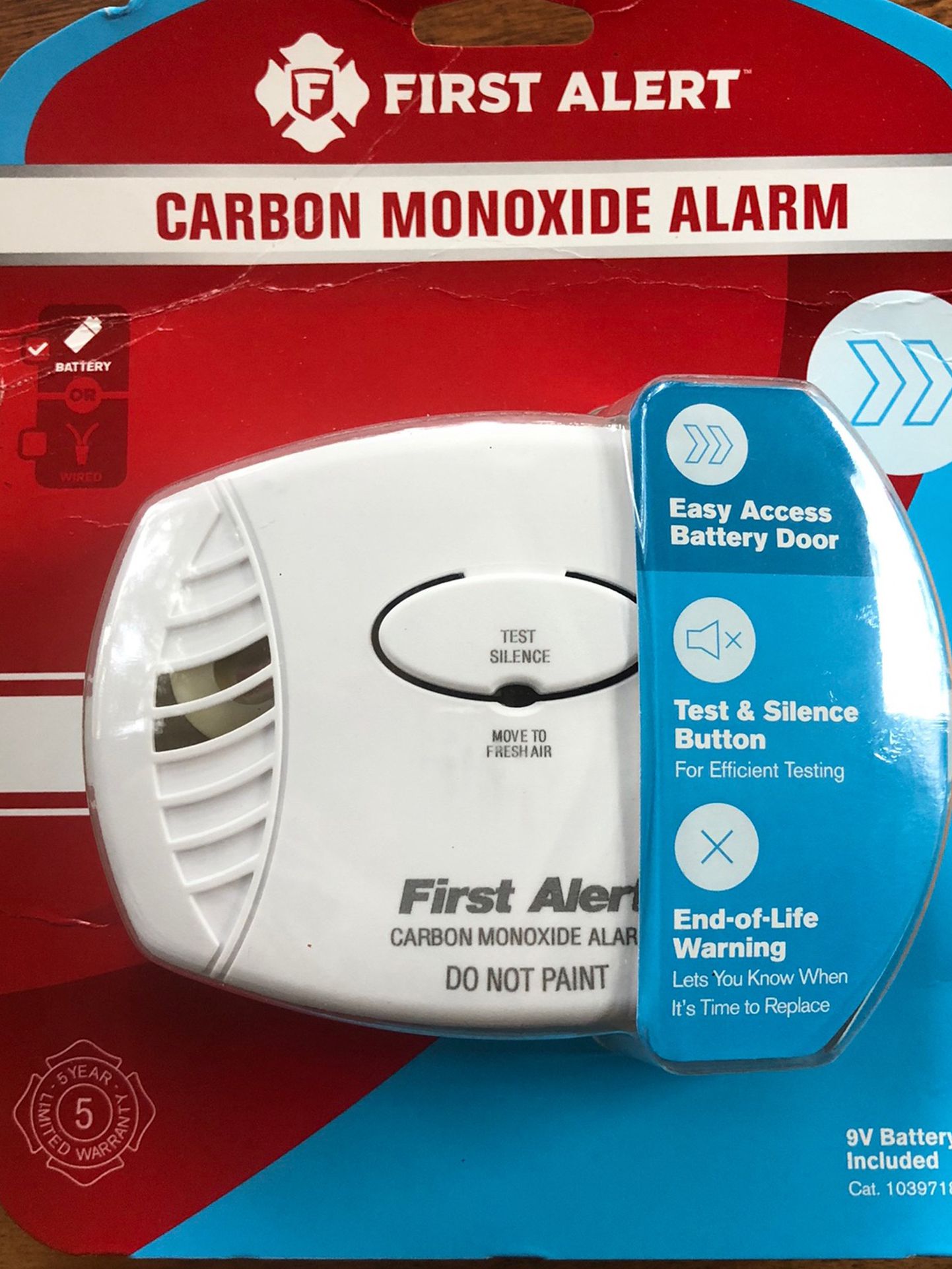 New First Alert Carbon Monoxide Alarm