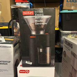 BODUM-BISTRO ELECTRIC BURR GRINDER $60