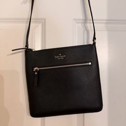 Kate Spade Black Saffiano Leather Crossbody
