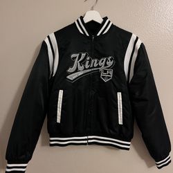 Vintage Style LA Kings Bomber Jacket 