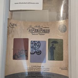 Embossing Folders Sizzix Tim Holtz Cards Crafts Scrapbook