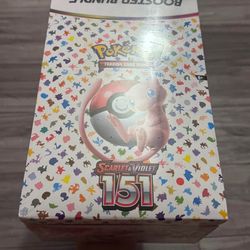 Pokemon 151 Scarlet And Violet Booster Bundle Display Sealed