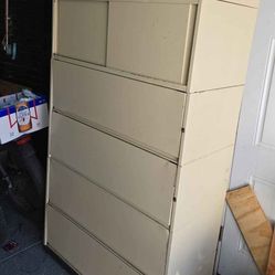 Full filing cabinet shelf