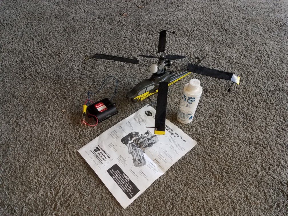 Cox .049 Helicopter Gas Helicopter Works