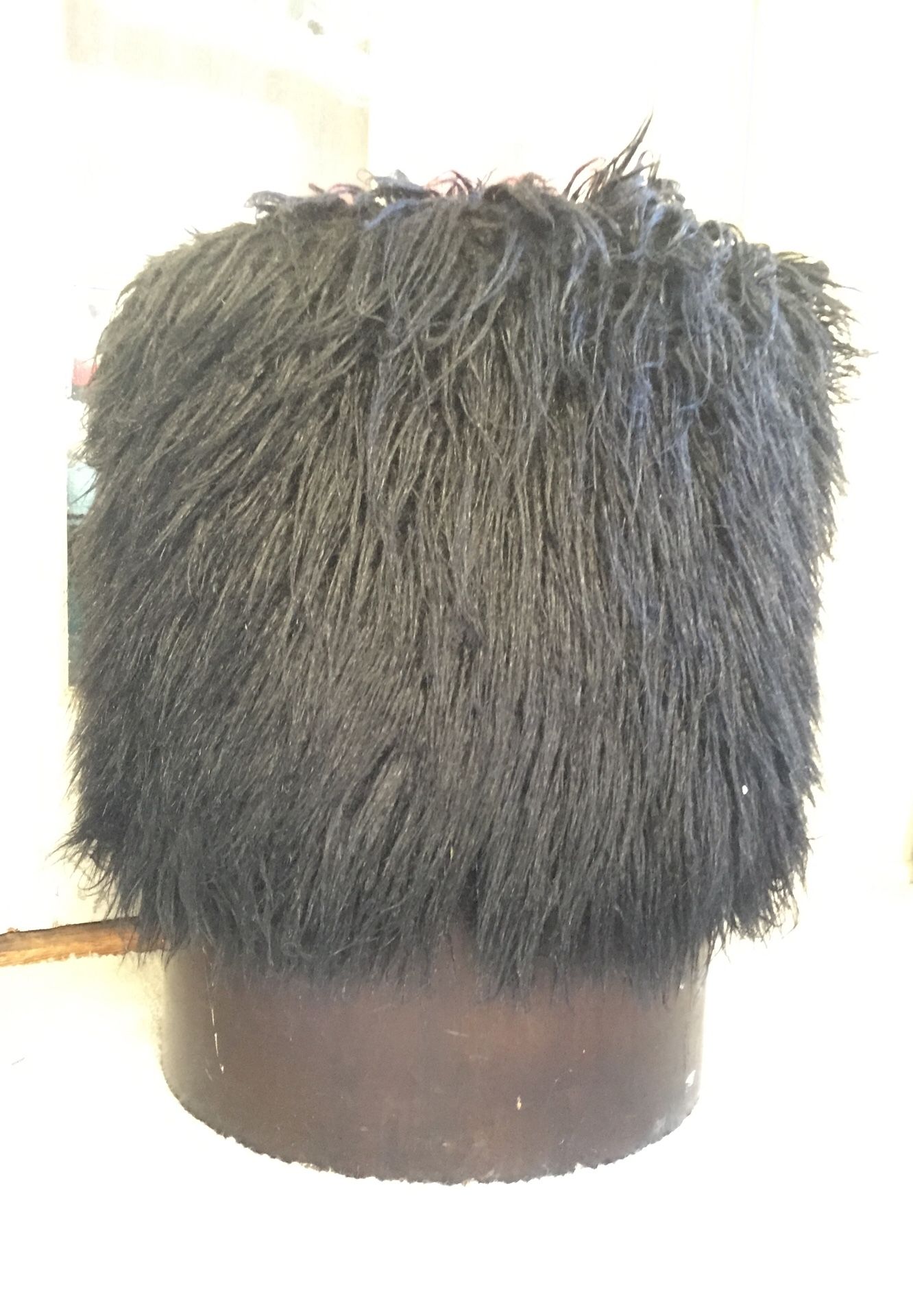 FUR STOOL