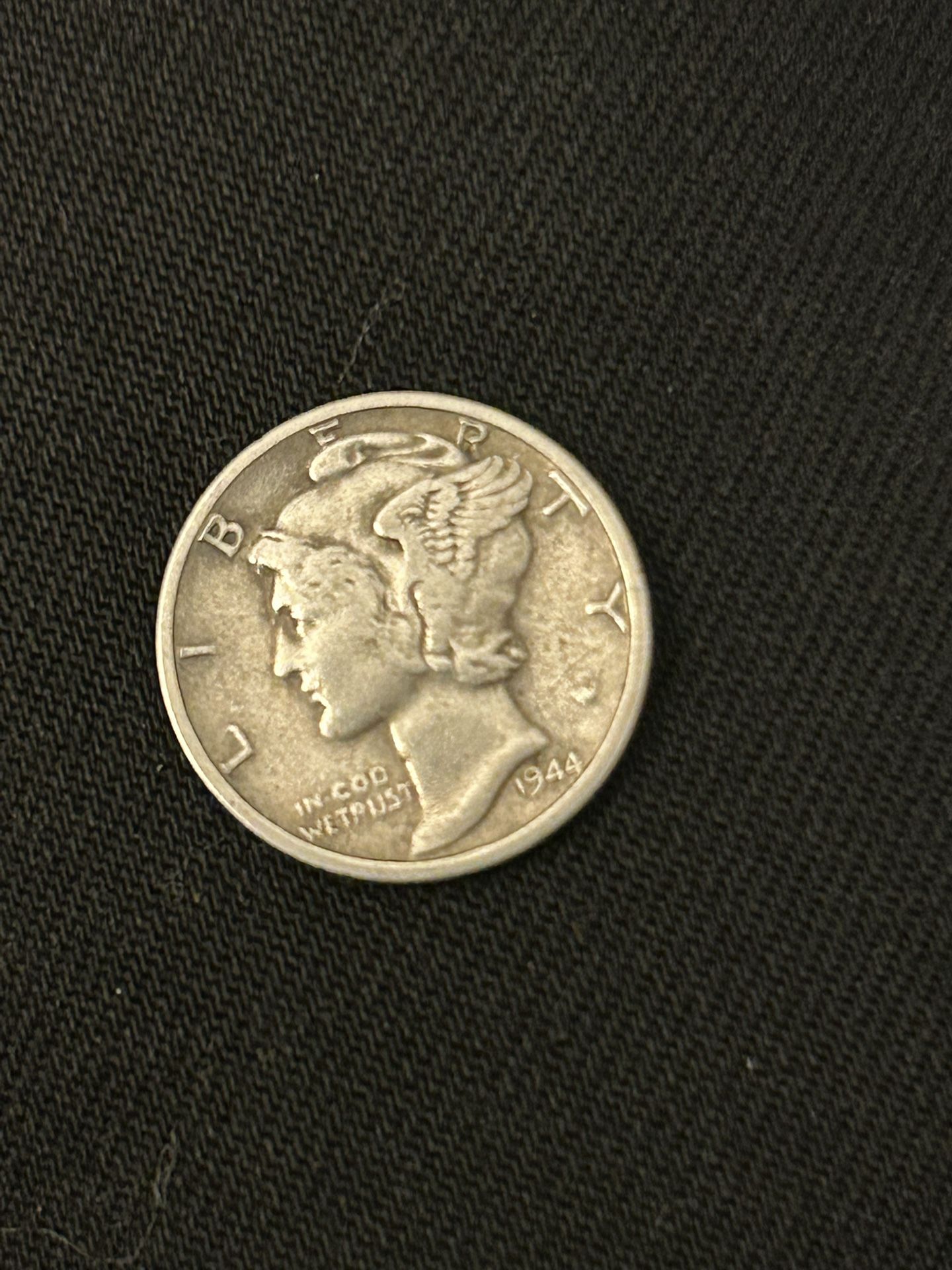 1944 w Mercury Dime