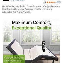 Adjustable Bed Frame ghostbed With Remote