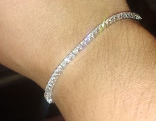 Diamond Tennis Bracelet White Gold